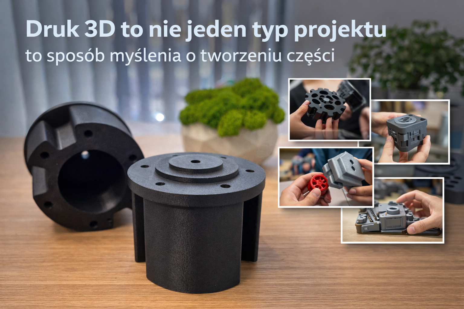 Druk 3D to nie jeden typ projektu, to sposób tworzenia części.
